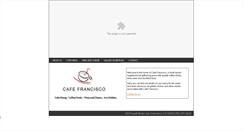 Desktop Screenshot of cafefrancisco.com